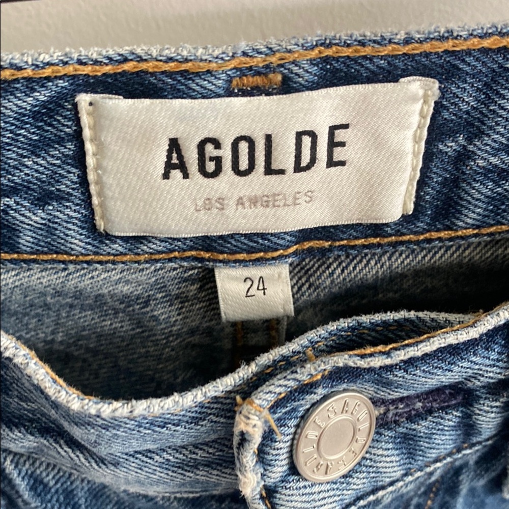 AGOLDE Riley Button Fly Jeans - Picture 2 of 3